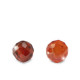 Cubic Zirconia beads 2mm Rusty red